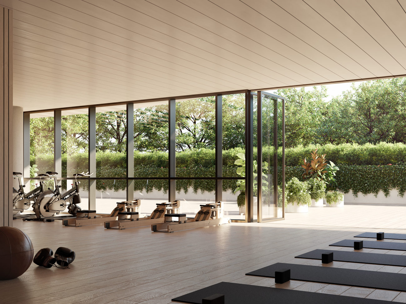 Apartment Gym ideal equipment