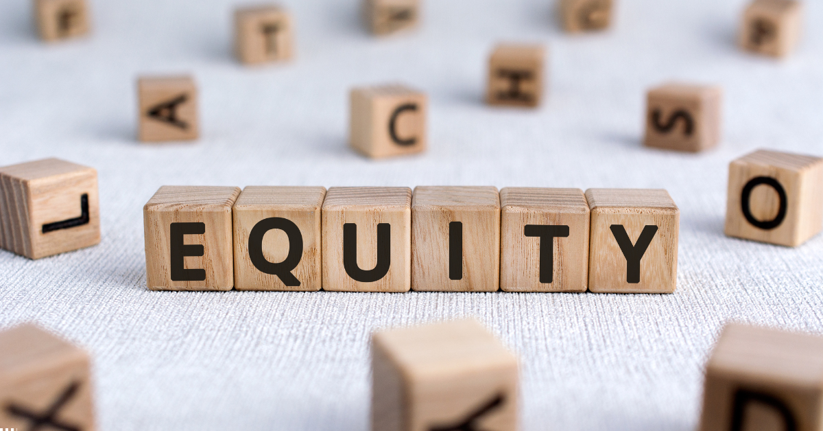 leveraged equities - blocks of alphabets forming the word