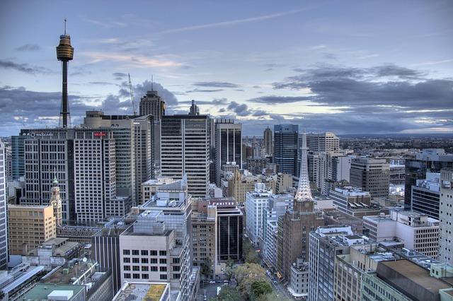 sydney, downtown, from above, sydney skyscrapers, sydney, sydney, sydney, sydney, sydney