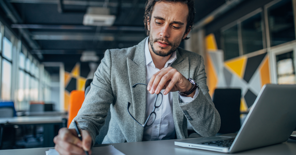 Millennial property investors - Image of  a man working for his solo